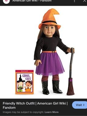 American Girl Friendly Witch Costume